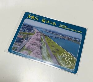 インフラカード　大野川　桜づつみ　大分県　大分市　九州