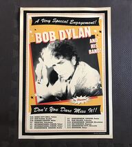 【レア】ボブディラン 【2001年 ジャパン ツアー】 ポスター ボード japan tour BobDylan_画像1