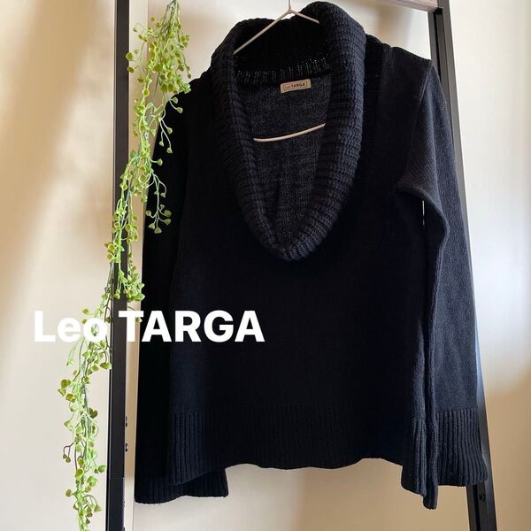 Leo TARGA 黒ニット M ニット セーター 黒 秋冬 トップス 長袖