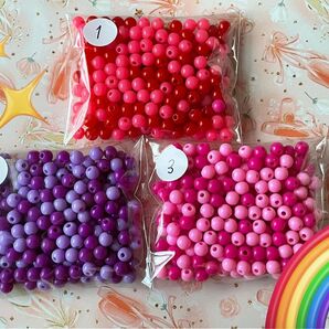 ミックスラウンドビーズ 6