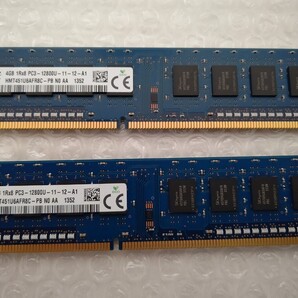 【中古品】DDR3-12800 DDR3-1600 4GB 2枚セット -240