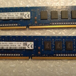 【中古品】DDR3-12800 DDR3-1600 4GB 2枚セット -225