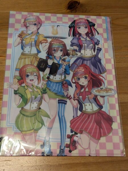 五等分の花嫁 クリアファイル フルーツパーラー
