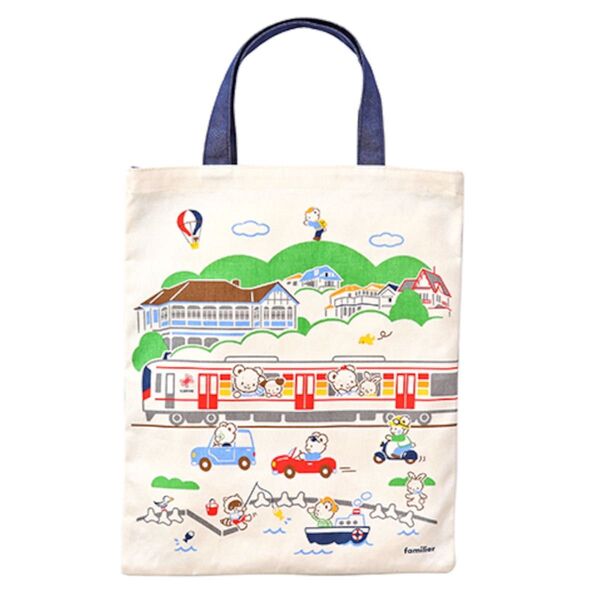 新品 未開封 山陽電車 ファミリア familiar コラボ トートバッグ バッグ
