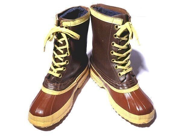 ビンテージ/カナダ製★ソレルSOREL★高級本革スノーブーツ【5/22.0-22.5/暗茶】希少品◆Y6E27