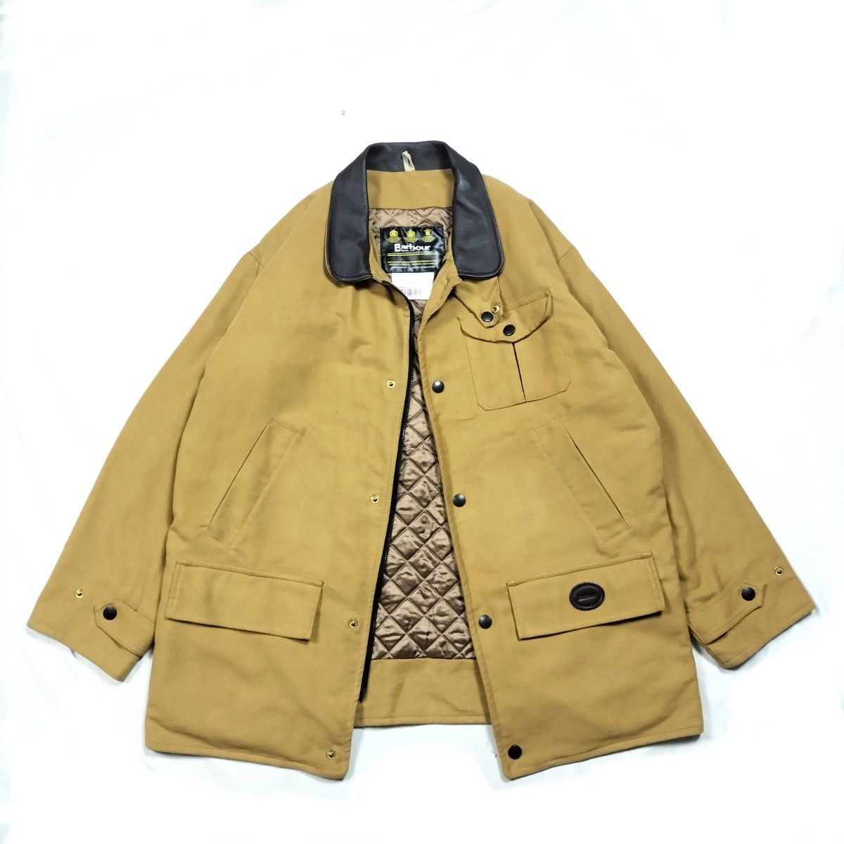 Mint Vintage BARBOUR moleskin jacket L キャメル バブアー Mint Vintage BARBOUR moleskin jacket L キャメル バブアー