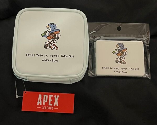 APEX デフォルメスクエアポーチ ミニミラー ワットソン ネッシー