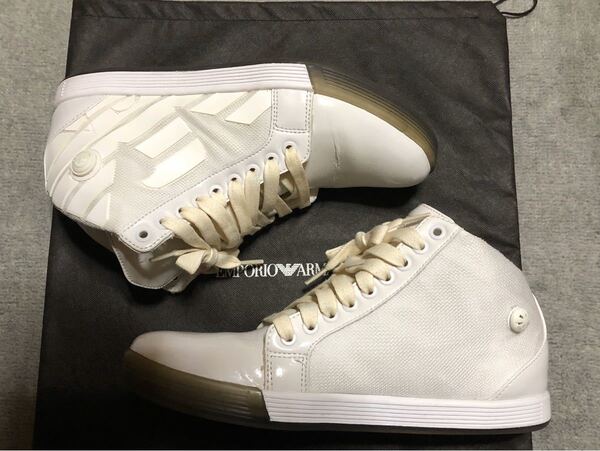 EMPORIO ARMANI&Reebokコラボ/スニーカー/白色