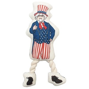  new goods *MANDARINE BROTHERS* pet toy *UNCLE SAM* rope toy * man da Lynn Brothers 