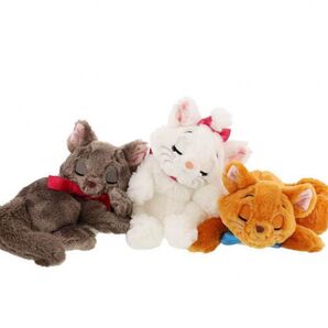サイト完売品!ぬいぐるみ3個 おしゃれキャット マリーちゃん ディズニー グッズ マリー ねこ