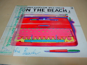  antique LP record KUNIHIKO KASE&THE WILD ONES ON THE BEACH debut album 