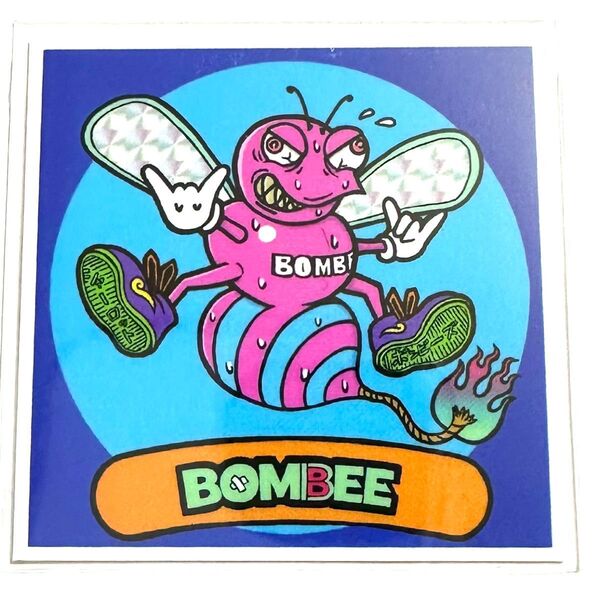 (おまけ限定)Eddie bombee BOMBBEE 自作シール エディボンビー