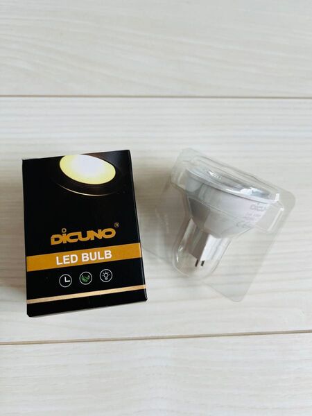 LED電球 50W形ハロゲン 4000k DiCUNO ライト6個入 新品