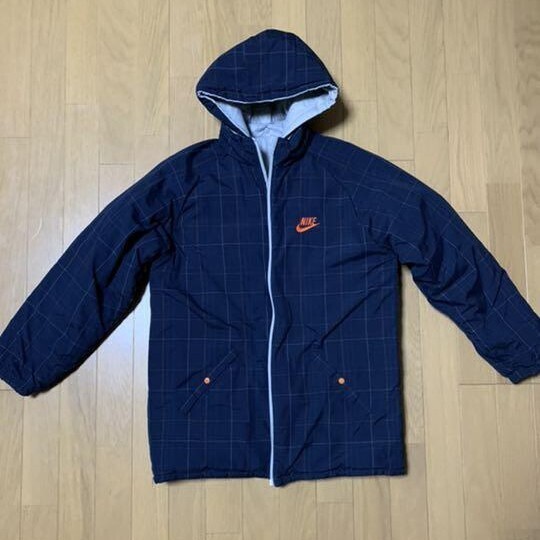 【美中古】NIKE リバーシブル ジャケット 中綿 ジュニア160サイズ