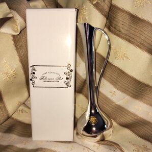 GLEAMING・HOUSE silver collection 割れ物扱い マーク入り 一輪差し 花瓶 銀メッキ製
