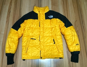 希少 90s THE NORTH FACE ノースフェイス Chogolisa Jacket チョゴリザジャケット GORE DRYLOFT ゴアドライロフト 黒×黄 S