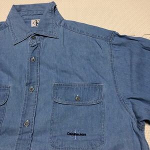 Calvin Klein カルバンクライン 90's デニムシャツ 長袖シャツ L