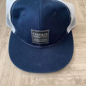 CHARI&CO ネイビー トラッカーキャップ