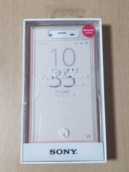 Xperia XZ用 エクスペリアXZ用 ソニー純正ケースStyle Cover Touch SCTF10 ピンク 未開封