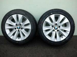 BBS RD293 525i 528i 530i E60 E61後期 BMW純正アルミ 17インチ 7.5J +20 5H120 72.6 225/50R17 98T XL 未使用スタッドレス SP-02 X1 RD191