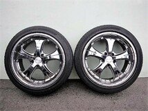 CRIMSON INC. CLUB LINEA VELOCCEクラブリネアヴェローチェ SBC +38 5H 225/45R18 RE050aアスリートアリスト Y34ジュークデリカ HS250h V35_画像1