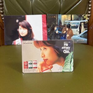 天海祐希 宝塚歌劇団 テレホンカード UCCミュージカル Me & My Girl サイン入り ★ 生写真 おまけ付き