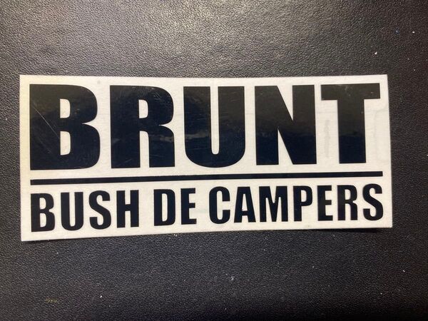 BRUNT カッティングステッカー 黒