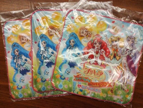 プリキュアミニタオル ヒーリングっどプリキュア ループタオル 3枚セット