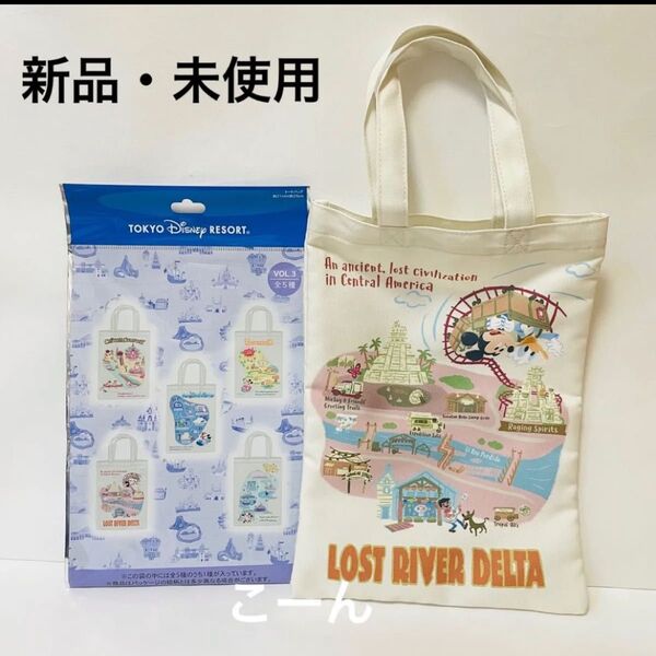 ディズニー シー トートバッグ ロストリバーデルタ パーク パーク柄 マップ ランダム ディズニーシー 東京ディズニーシー