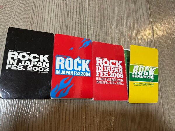 ロックインジャパン 2003〜2006 タイムテーブル