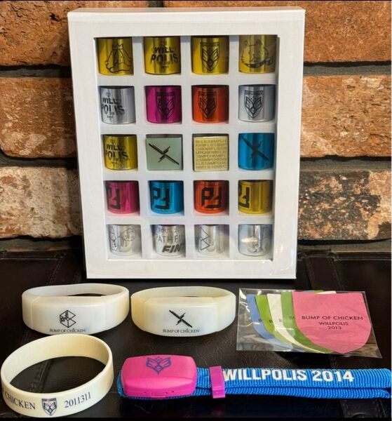 BUMP OF CHICKEN 銀テ、ピンバ、ザイロバンド、ファイル、ステッカー