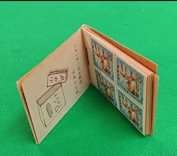 切手帳/おしどり100円/帳26/おしどり20枚/間紙6枚/1964年/閉口外れ有/美品/糊艶良好/カタ価6,500円/№190