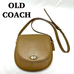 【美品】COACHオールドコーチ ショルダーバッグ イタリア製 E6E-4401