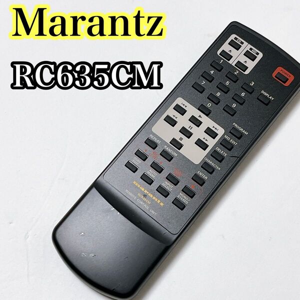 Marantz RC635CM CD/MDプレーヤー用リモコン マランツ
