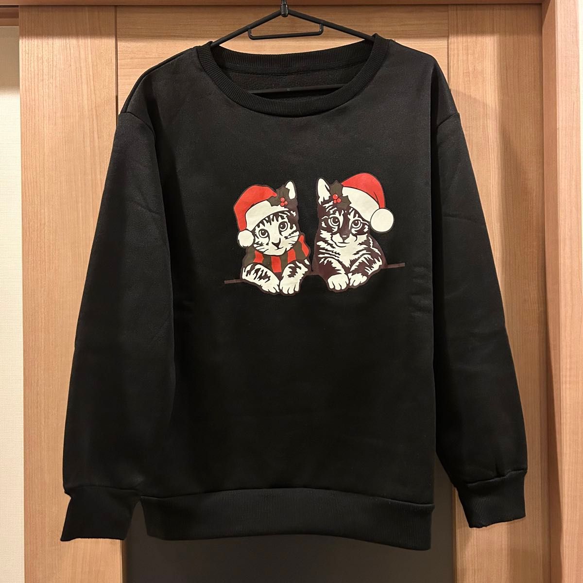 トレーナー 長袖 黒 M