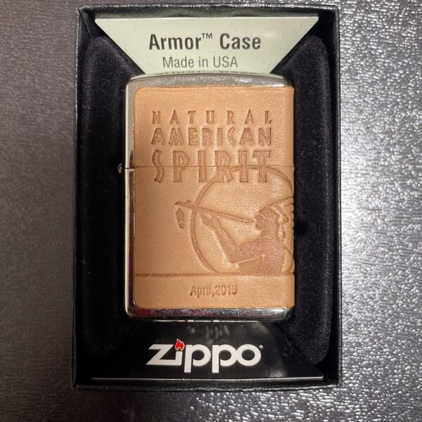1 / 5zippo アメリカンスピリット 本革 アーマー 限定品(懸賞当選品)