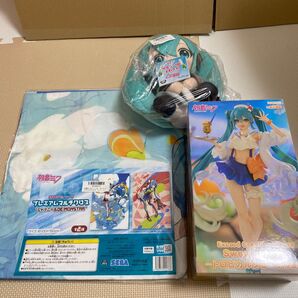 初音ミク プライズまとめ売り 3点 新品 未使用