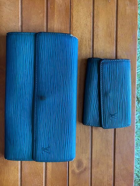 LOUIS VUITTON エピ グリーン 財布+キーケース