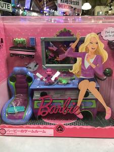  новый товар *BARBIE Barbie. игра салон миниатюра мебель *1/6, Barbie,DREAM GAME ROOM, прекрасный товар, телевизор, стул, Blythe, Licca-chan 