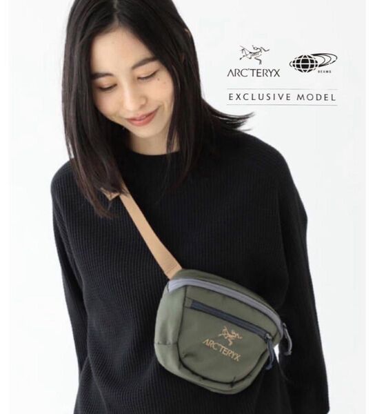 ARC'TERYX BEAMS アークテリクス ビームスボーイ Olive MANTIS2 マカ2 アークテリクスボディーバッグ