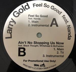 LARRY GOLD / AIN'T NO STOPPING US NOW / FEEL SO GOOD / UK PROMO / McFADDEN名曲カバー