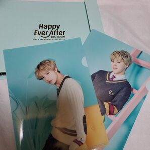 BTS 公式 テテ ジミン ファンミ ハピエバ HappyEverAfter クリアファイル フォトアルバム