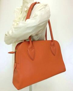  beautiful goods!RADLEY LONDON*lado Lee London original leather tote bag semi shoulder bag shoulder .. pink series lady's brand used 19-C040