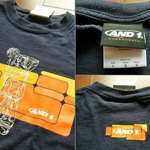 Lサイズ★AND1 Tシャツ NBA ストリートバスケット ビンスカ―ター ステファンマーブリー MIXTAPE 90年代 古着