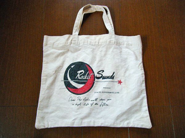1990年代★入手困難!TOKYO PEPPERMINT 東京ペパーミント ロケット サウンド トートバック バック エコバック