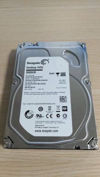 No.41 【正常】Seagate Barracuda ST3000DM001 3TB HDD ハードディスク