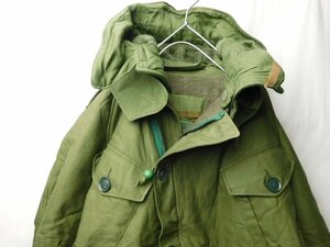 50s60s70s80s Vintage England army middle Parker body + hood size 1 dead stock 