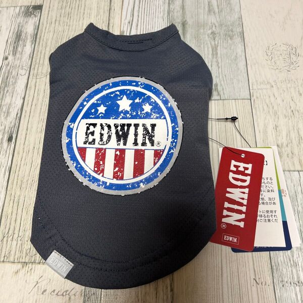 ☆新品未使用☆EDWIN ドックウェア アメリカンビンテージロゴメッシュタンク XS グレー