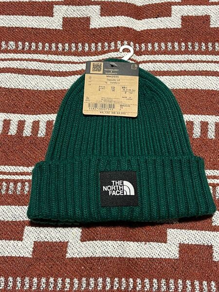 THE NORTH FACE ニット帽 NN42035 グリーン 未使用
