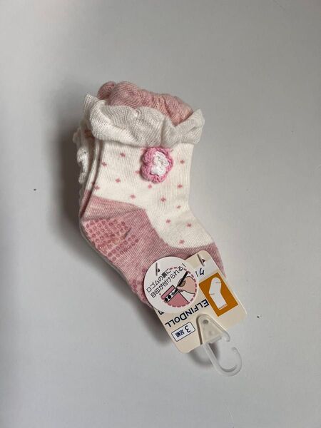 新品 ELFINDOLL ベビー靴下 9~14cm 3足set